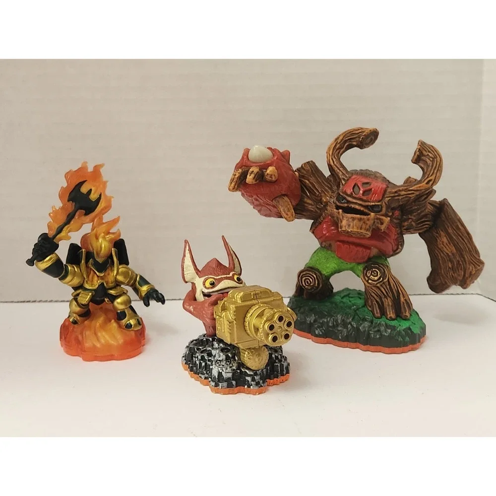 Skylanders Giants Legendary Lot of Figures Trigger Happy Ignitor Tree Rex